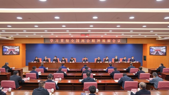 王祥喜：用习近平总书记重要讲话精神统一思想行动 为新征程开好局起好步营造安全稳定环境