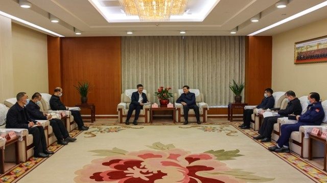 应急管理部与青海省委省政府  在京举行工作会谈